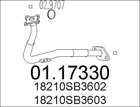 MTS 01.17330 - Tubo gas scarico autozon.pro