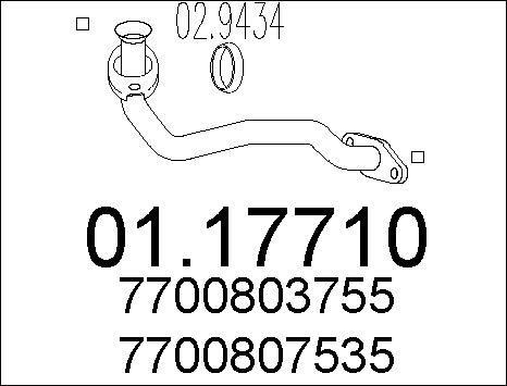 MTS 01.17710 - Tubo gas scarico autozon.pro