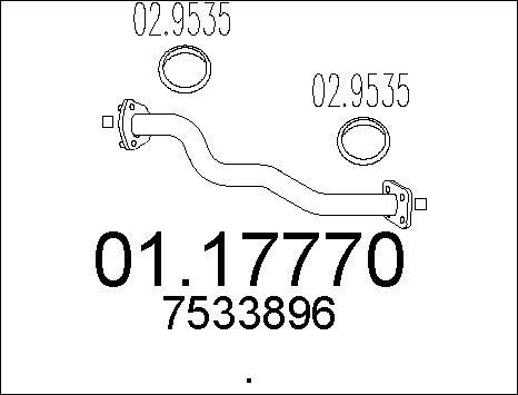 MTS 01.17770 - Tubo gas scarico autozon.pro