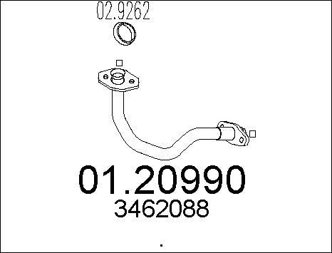 MTS 01.20990 - Tubo gas scarico autozon.pro