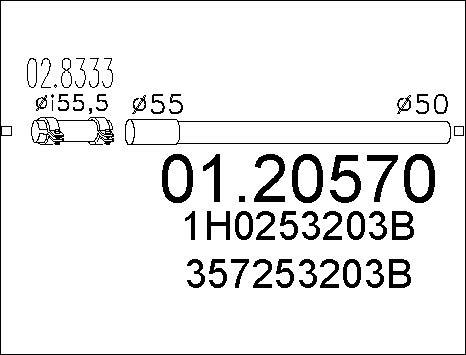 MTS 01.20570 - Tubo gas scarico autozon.pro