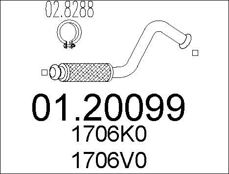 MTS 01.20099 - Tubo gas scarico autozon.pro