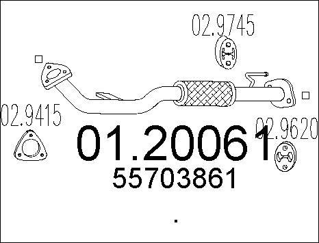 MTS 01.20061 - Tubo gas scarico autozon.pro
