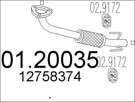 MTS 01.20035 - Tubo gas scarico autozon.pro