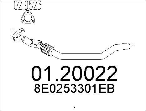 MTS 01.20022 - Tubo gas scarico autozon.pro