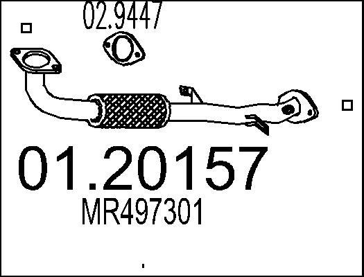 MTS 01.20157 - Tubo gas scarico autozon.pro