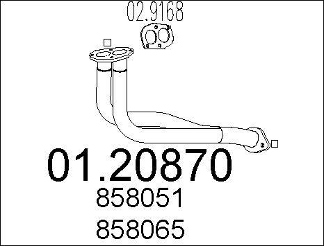 MTS 01.20870 - Tubo gas scarico autozon.pro