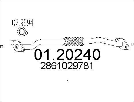 MTS 01.20240 - Tubo gas scarico autozon.pro