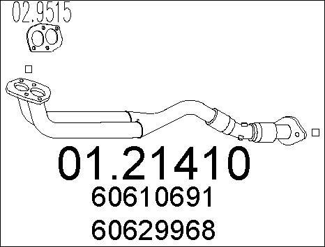 MTS 01.21410 - Tubo gas scarico autozon.pro