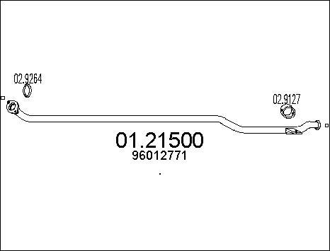 MTS 01.21500 - Tubo gas scarico autozon.pro