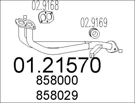 MTS 01.21570 - Tubo gas scarico autozon.pro