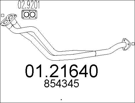 MTS 01.21640 - Tubo gas scarico autozon.pro