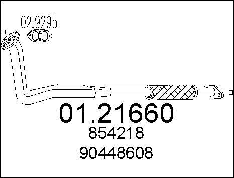 MTS 01.21660 - Tubo gas scarico autozon.pro