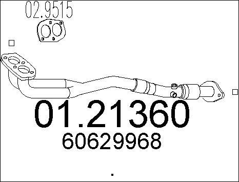 MTS 01.21360 - Tubo gas scarico autozon.pro