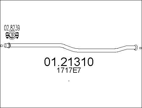 MTS 01.21310 - Tubo gas scarico autozon.pro