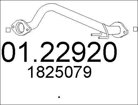 MTS 01.22920 - Tubo gas scarico autozon.pro