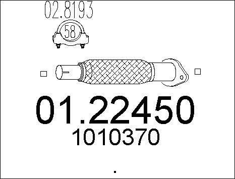 MTS 01.22450 - Tubo gas scarico autozon.pro