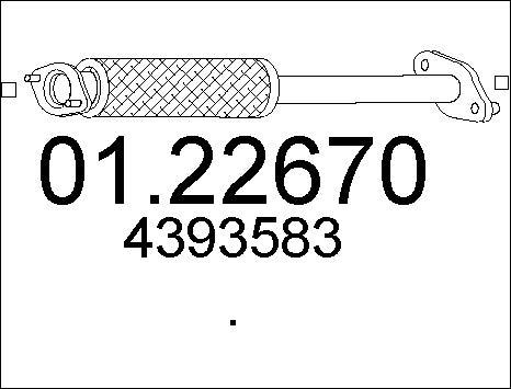 MTS 01.22670 - Tubo gas scarico autozon.pro