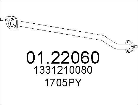 MTS 01.22060 - Tubo gas scarico autozon.pro