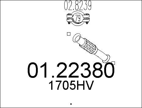 MTS 01.22380 - Tubo gas scarico autozon.pro