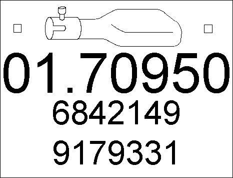 MTS 01.70950 - Tubo gas scarico autozon.pro