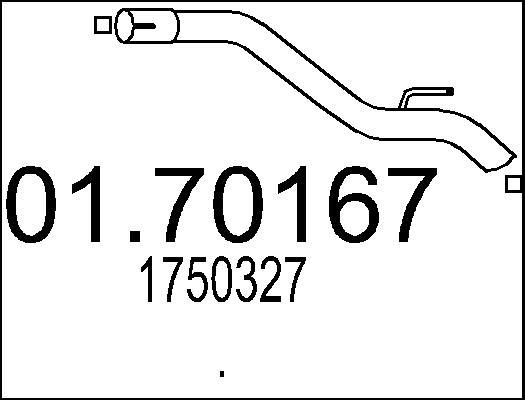 MTS 01.70167 - Tubo gas scarico autozon.pro