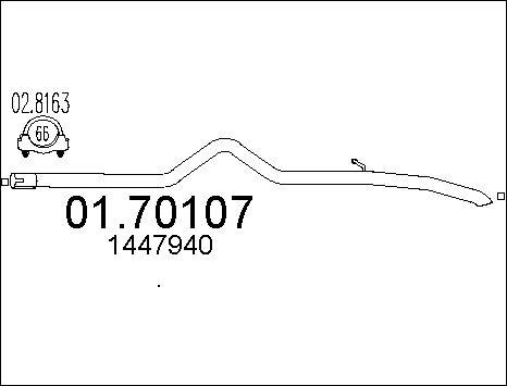 MTS 01.70107 - Tubo gas scarico autozon.pro