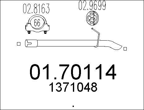 MTS 01.70114 - Tubo gas scarico autozon.pro