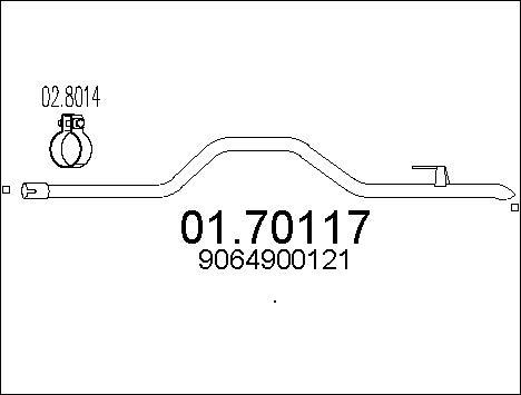 MTS 01.70117 - Tubo gas scarico autozon.pro