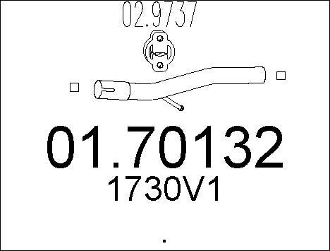 MTS 01.70132 - Tubo gas scarico autozon.pro