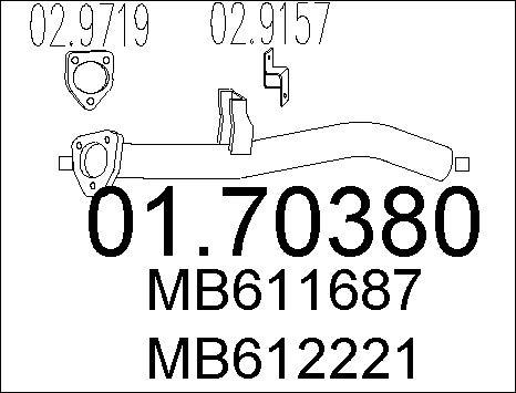 MTS 01.70380 - Tubo gas scarico autozon.pro