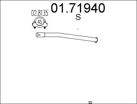 MTS 01.71940 - Tubo gas scarico autozon.pro