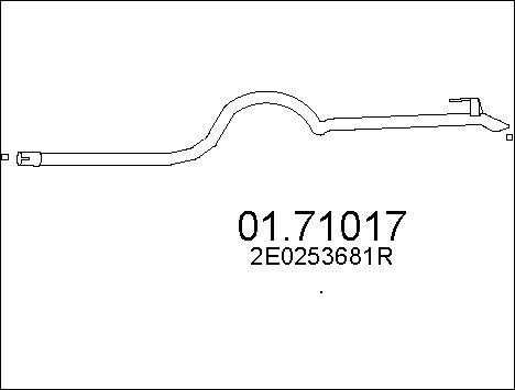 MTS 01.71017 - Tubo gas scarico autozon.pro