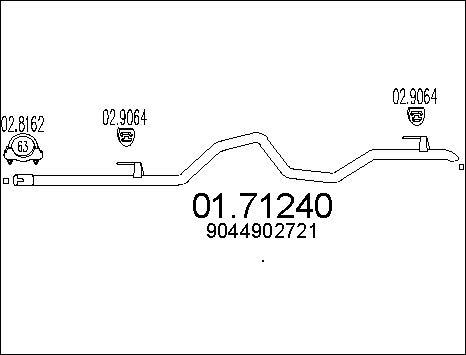 MTS 01.71240 - Tubo gas scarico autozon.pro