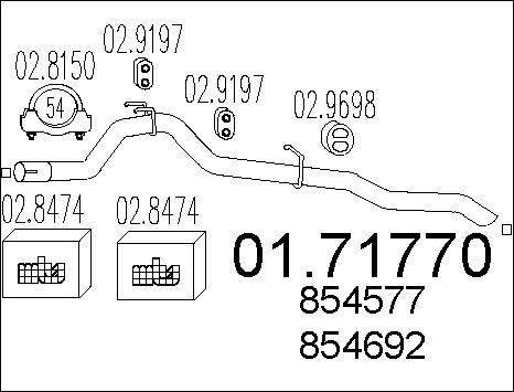 MTS 01.71770 - Tubo gas scarico autozon.pro