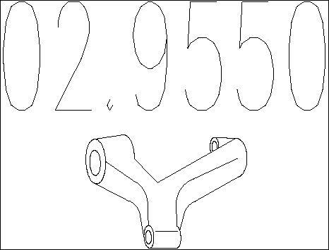 MTS 02.9550 - Supporto, Imp. gas scarico autozon.pro