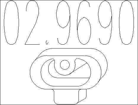 MTS 02.9690 - Supporto, Imp. gas scarico autozon.pro