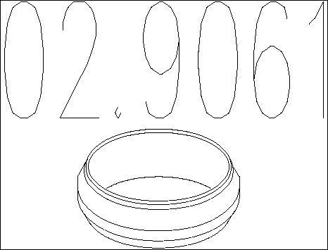 MTS 02.9061 - Anello tenuta, Tubo gas scarico autozon.pro