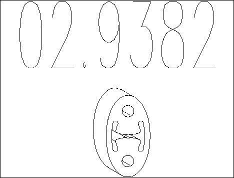 MTS 02.9382 - Supporto, Imp. gas scarico autozon.pro