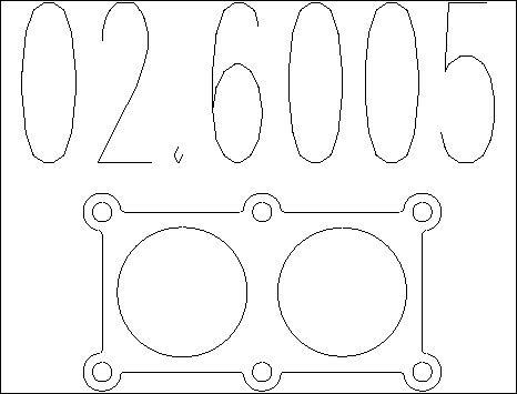 MTS 02.6005 - Guarnizione, Tubo gas scarico autozon.pro