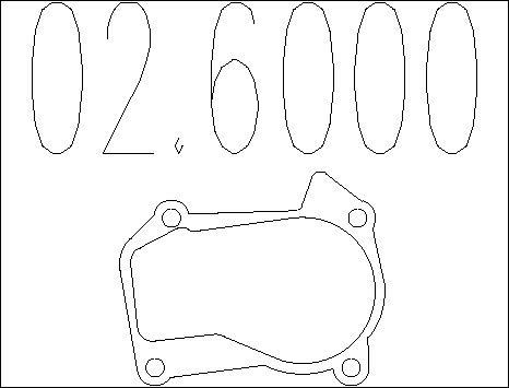 MTS 02.6000 - Guarnizione, Tubo gas scarico autozon.pro