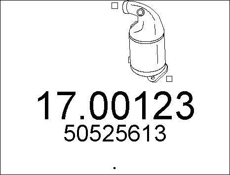 MTS 17.00123 - Filtro antiparticolato / particellare, Impianto gas scarico autozon.pro