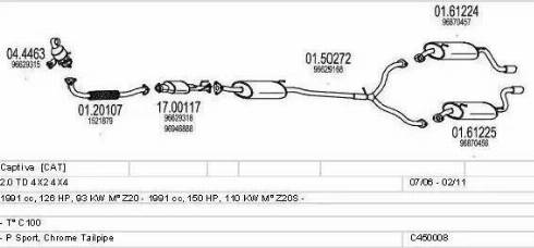 MTS C450008015623 - Impianto gas scarico autozon.pro