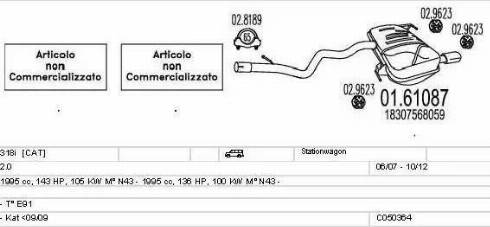 MTS C050364015604 - Impianto gas scarico autozon.pro