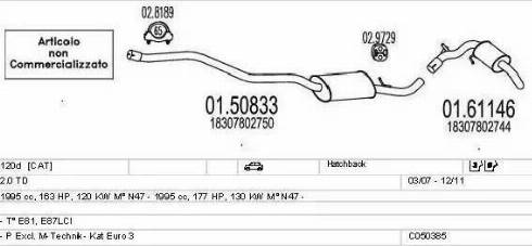 MTS C050385021465 - Impianto gas scarico autozon.pro