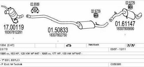 MTS C050386021485 - Impianto gas scarico autozon.pro