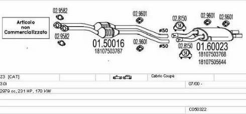 MTS C050322007210 - Impianto gas scarico autozon.pro