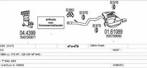 MTS C050372015612 - Impianto gas scarico autozon.pro