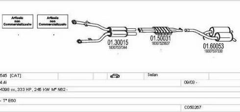 MTS C050267007812 - Impianto gas scarico autozon.pro