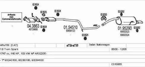 MTS C010065000332 - Impianto gas scarico autozon.pro